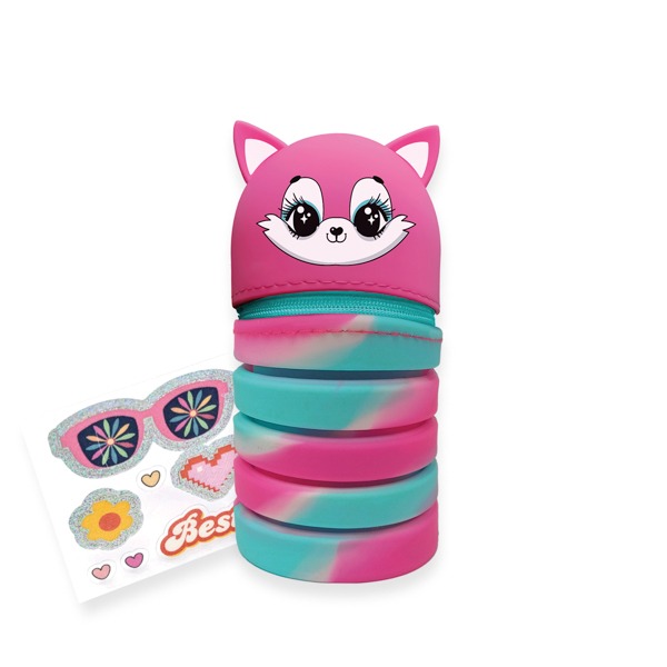 Astuccio allungabile Mitama con stikers – volpe
