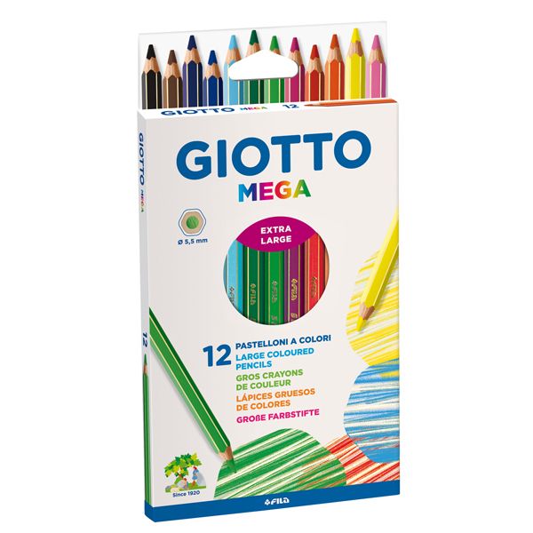 Pastelli Giotto Mega confezione da 12pz